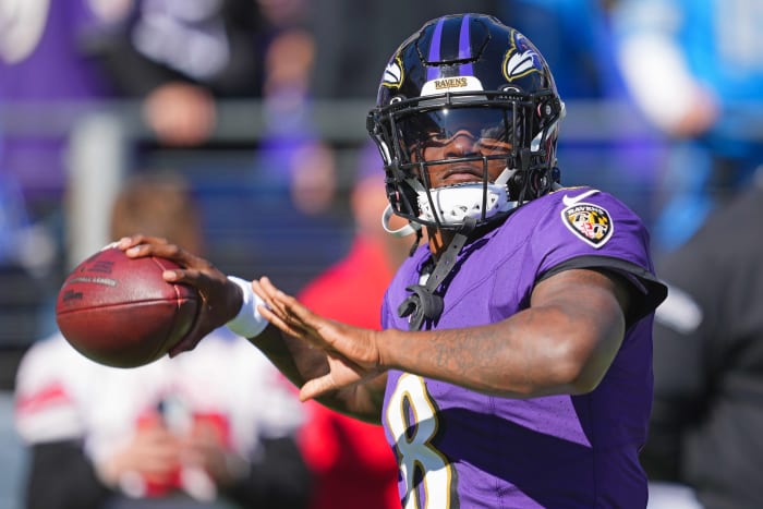 Ravens quarterback Lamar Jackson